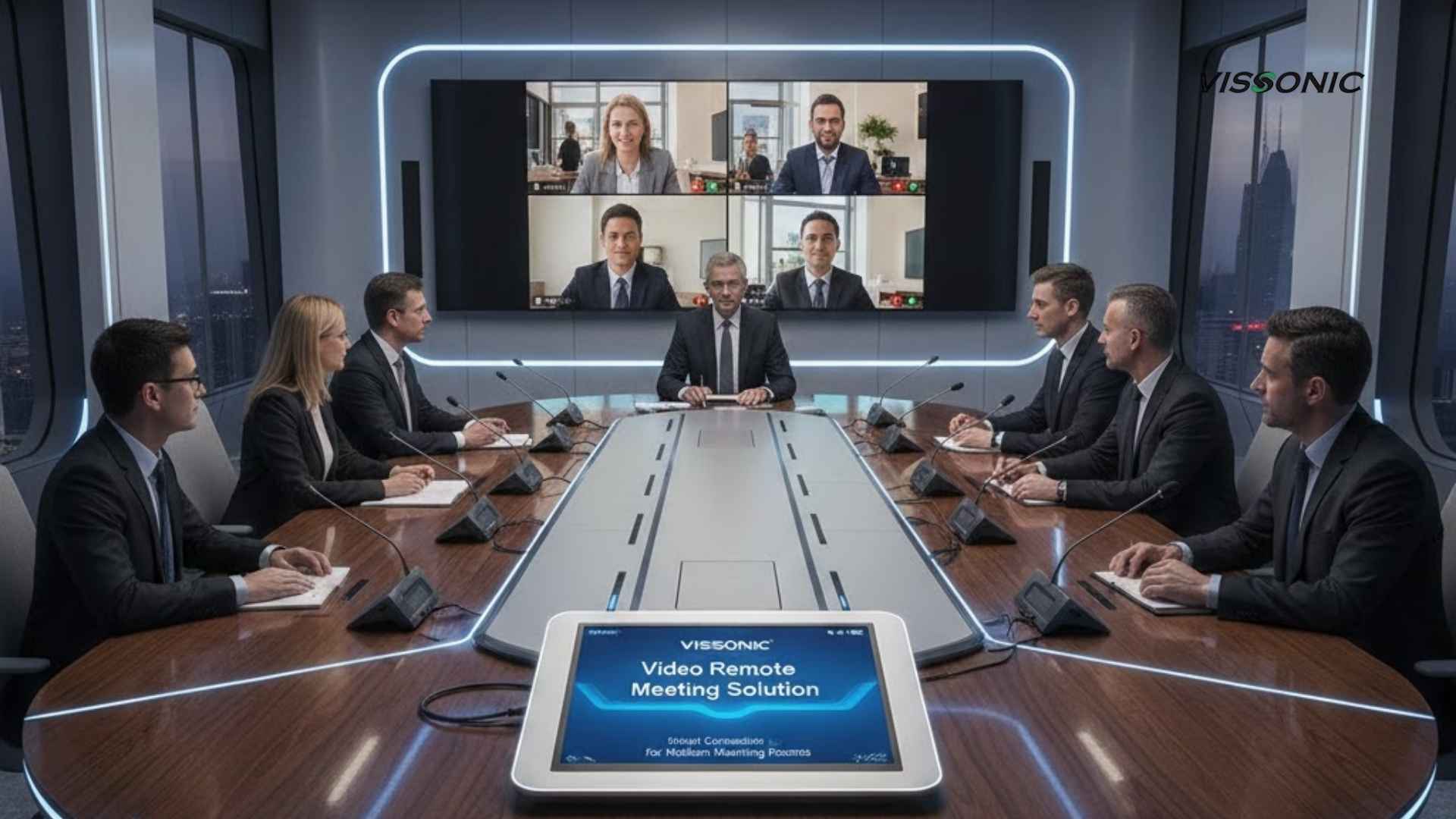 Giải pháp họp từ xa qua video VISSONIC – Kết nối thông minh cho phòng họp hiện đại